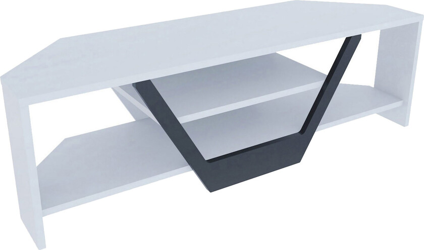 Andifli Tv-benk 120x36,8 cm - Hvit