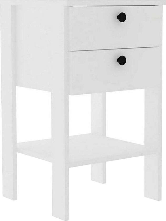 Rinorea Nattbord 44x75 cm - Hvit