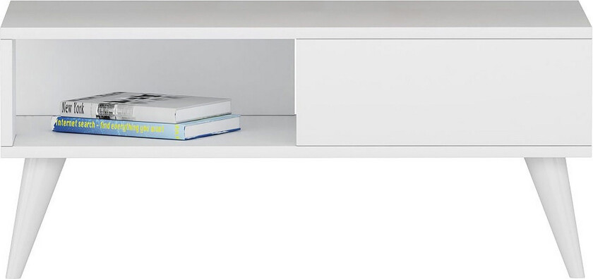 Sebseda Sofabord 90x40x90 cm - Hvit