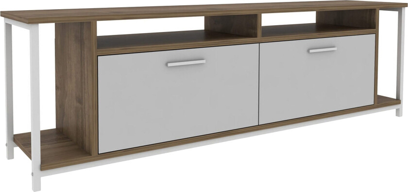 Rinorea Tv-benk 160x50,8 cm - Hvit