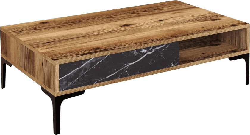 Opperin Sofabord 105x32,6x105 cm - Brun