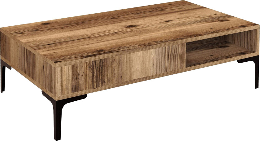 Bauksa Sofabord 105x32,6x105 cm - Brun