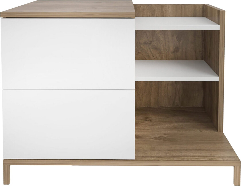 Rinorea Nattbord 72x60 cm - Hvit