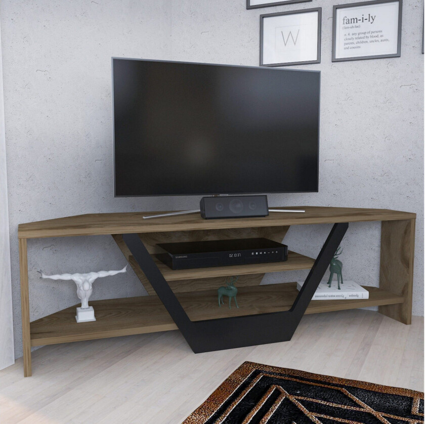 Andifli Tv-benk 120x36,8 cm - Brun