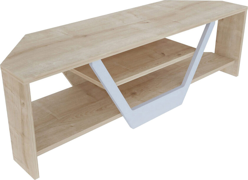 Rinorea Tv-benk 120x36,8 cm - Hvit
