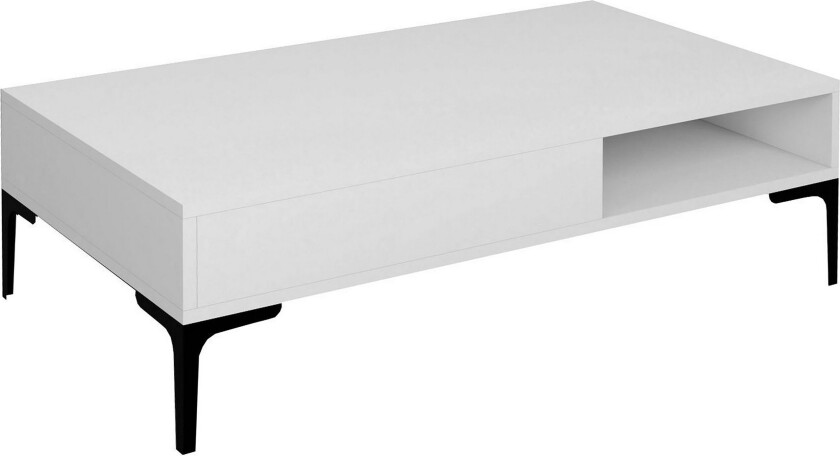 Poko Sofabord 105x32,6x105 cm - Hvit