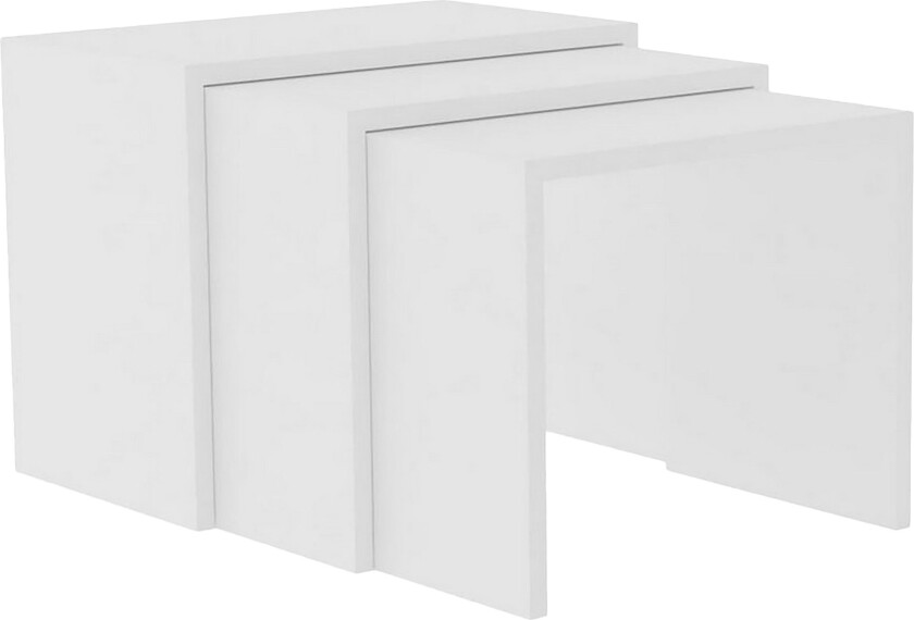 Ellinga Settbord 50x40x50 cm - Hvit