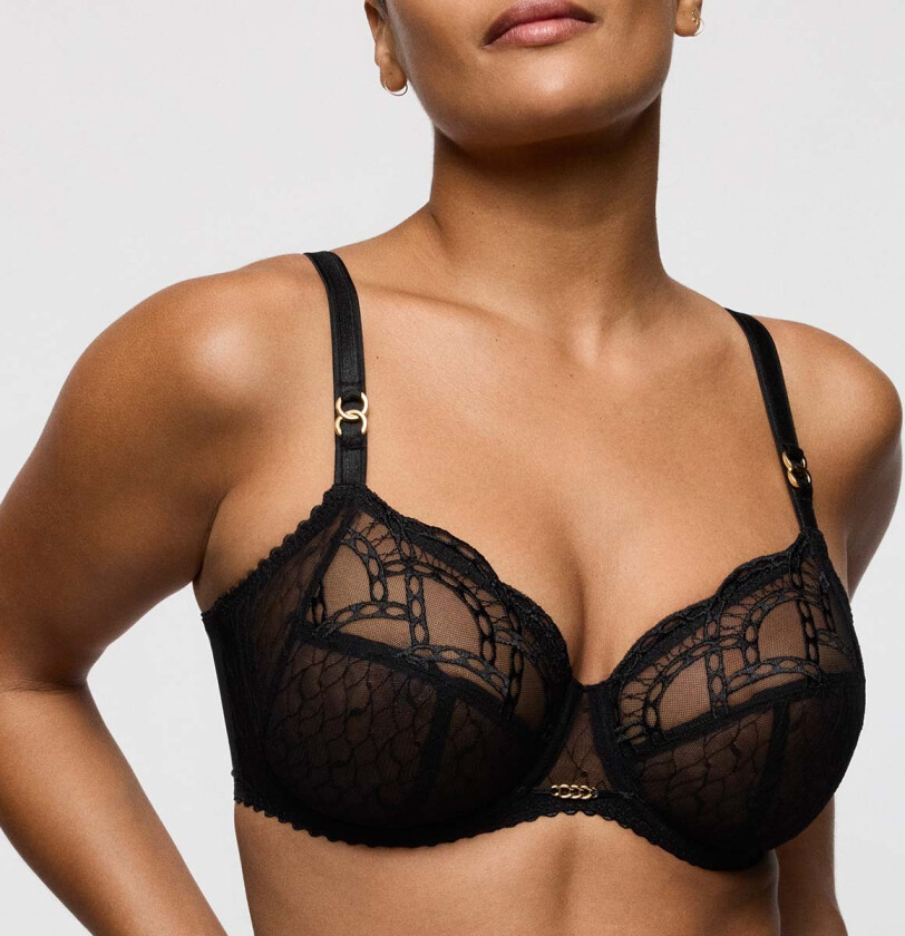 Naica BH med bøyle, svart, Størrelse: 95D, Kvinner