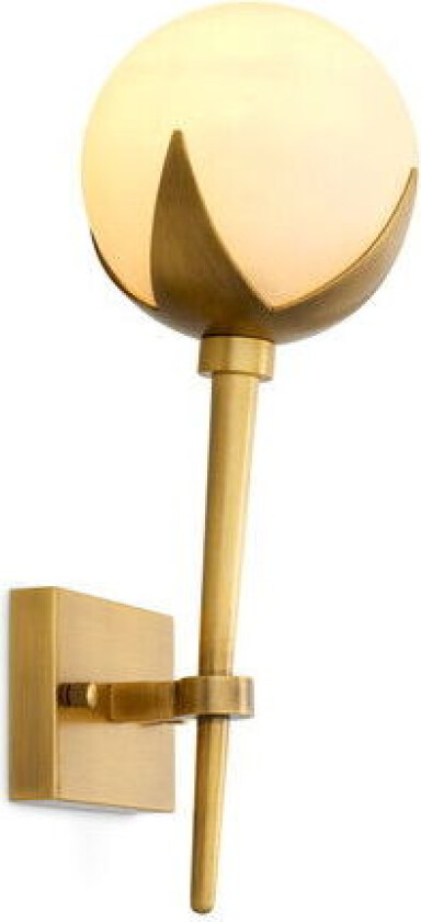 Alesa vegglampe antikk messing