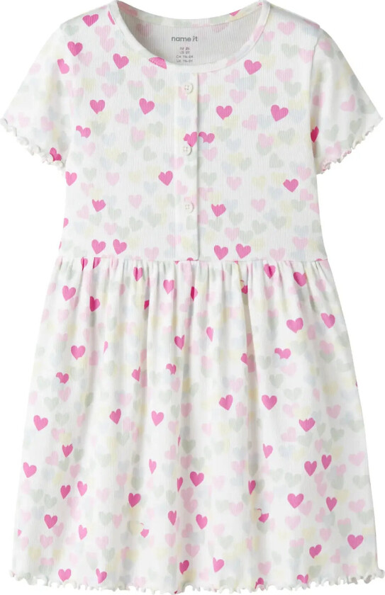 Nmfvemia Ss Dress - White - 104