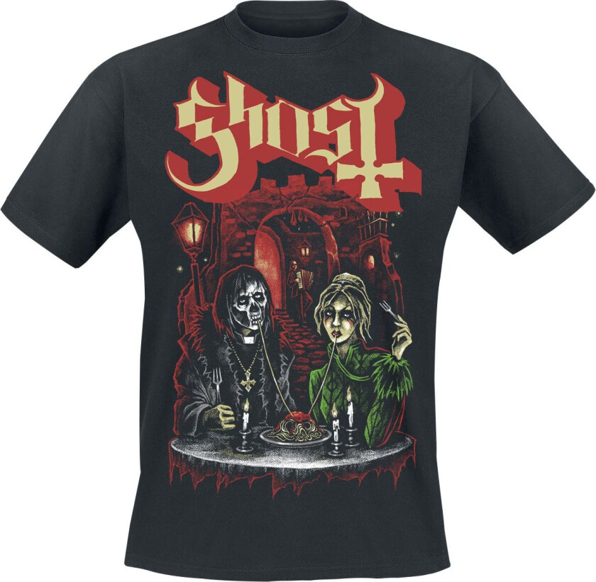 T-skjorte - Bella Notte - S til 5XL - Herrer - svart