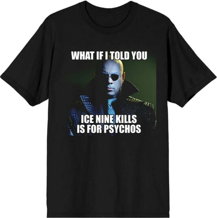 T-skjorte - Matrix Meme - L til 5XL - Herrer - svart
