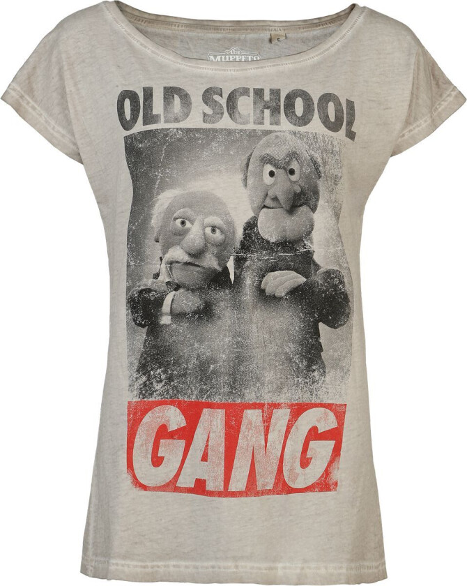 T-skjorte - Old School Gang - S til 4XL - Damer - flerfarget