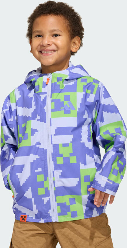 adidas Minecraft Terrex 2 Layer Climaproof Regnjakke