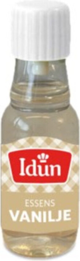 Vanilje Essens Vaniljeessens er en aroma med smak og lukt av vanilje til bruk i kaker, bakverk, kremer, glasurer, konfekt og andre fristende søtsaker.