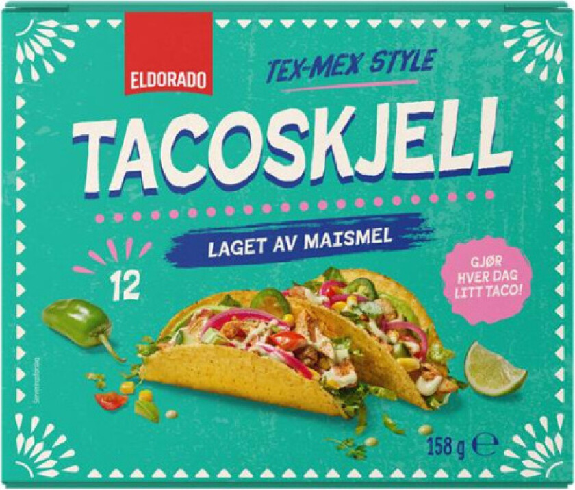 Tacoskjell Tacoskjell laget med maismel
