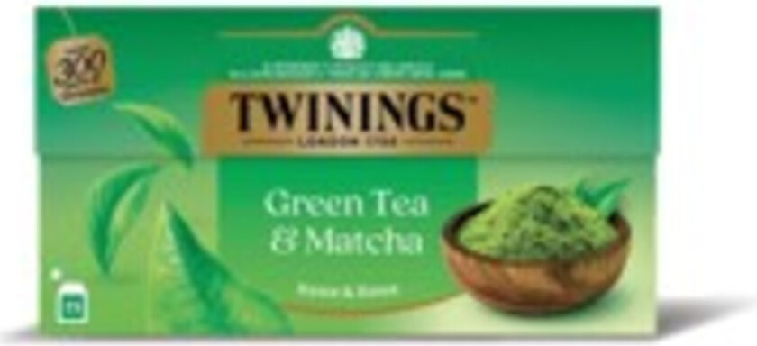 Green Tea Matcha Ren grønn te med matcha helt uten smakstilsetninger. Gir en jordnær og rund smak.