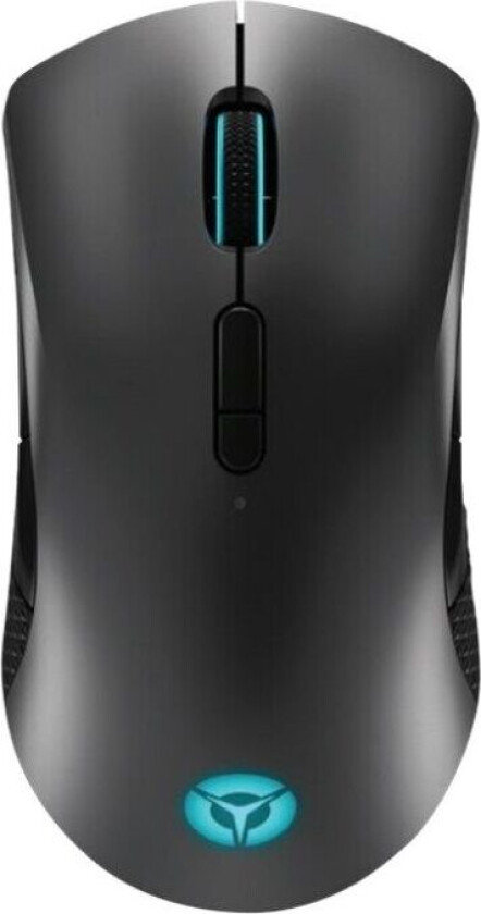 Legion M600 Gaming Mouse - Mus - høyre- og venstrehåndet - optisk - 8 knapper - trådløs, kablet - Bluetooth, 2.4 GHz, USB 2.0 - USB trådløs mottaker - svart, jerngrå