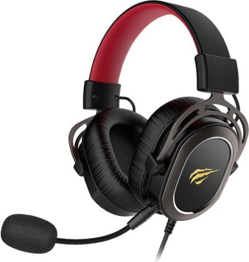 Havit H2008D Gaming hodetelefoner. Gaming headset med stereolyd for PC, PS4 og PS5.