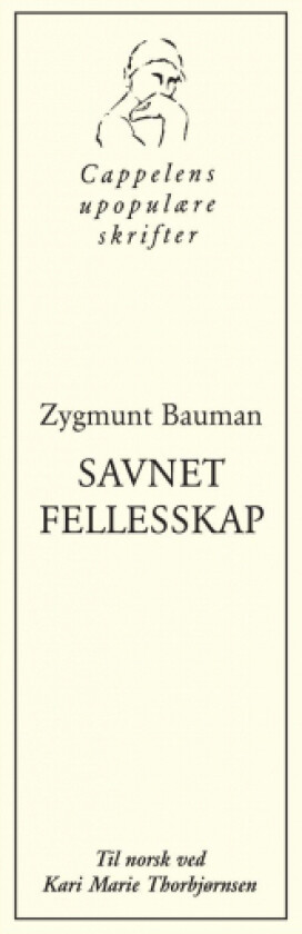 Savnet fellesskap av Zygmunt Bauman