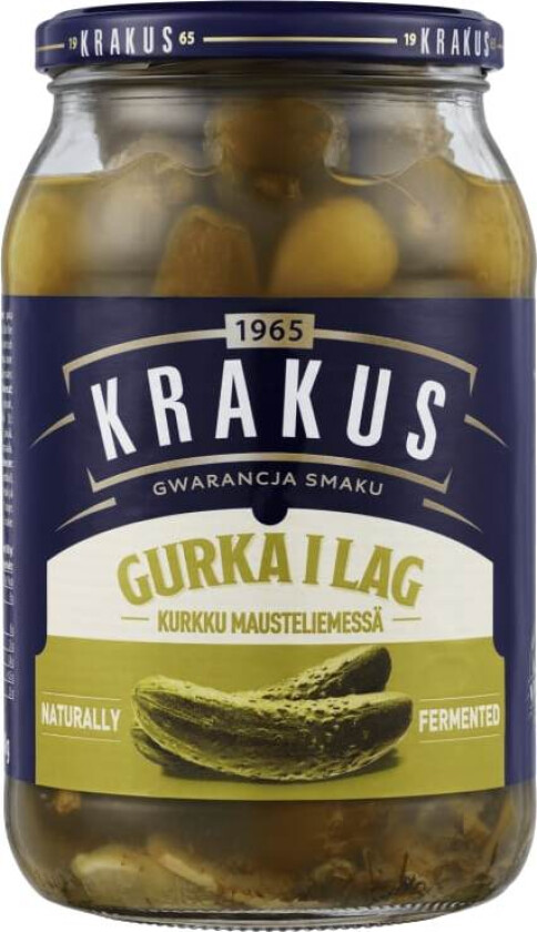 Sylteagurk Dette er en sprø, søt og syrlig sylteagurk med smaker fra pepperrot, laurbærblad, dill og hvitløk. Den passer perfekt til blant annet salater, smørbrød og kjøtt.