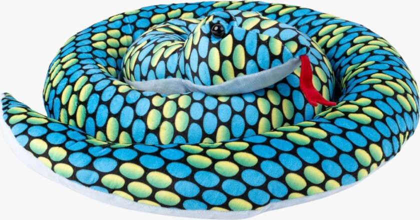 Kosedyr Slange 200 cm, Blå - Kosedyr