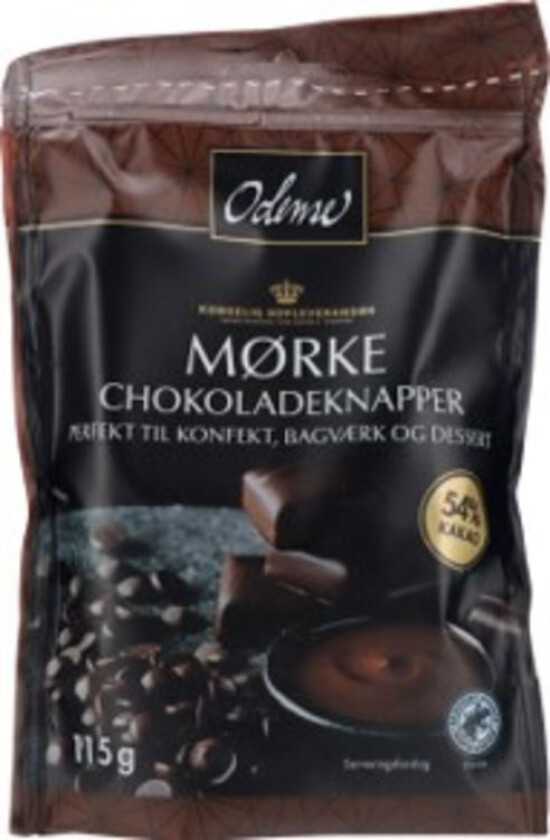 Sjokoladeknapper Sjokoladeknapper til baking, desserter og konfekt