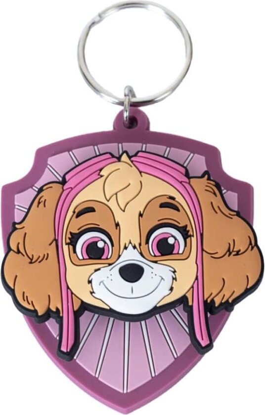 Paw Patrol PVC Skye Spinner Keyring