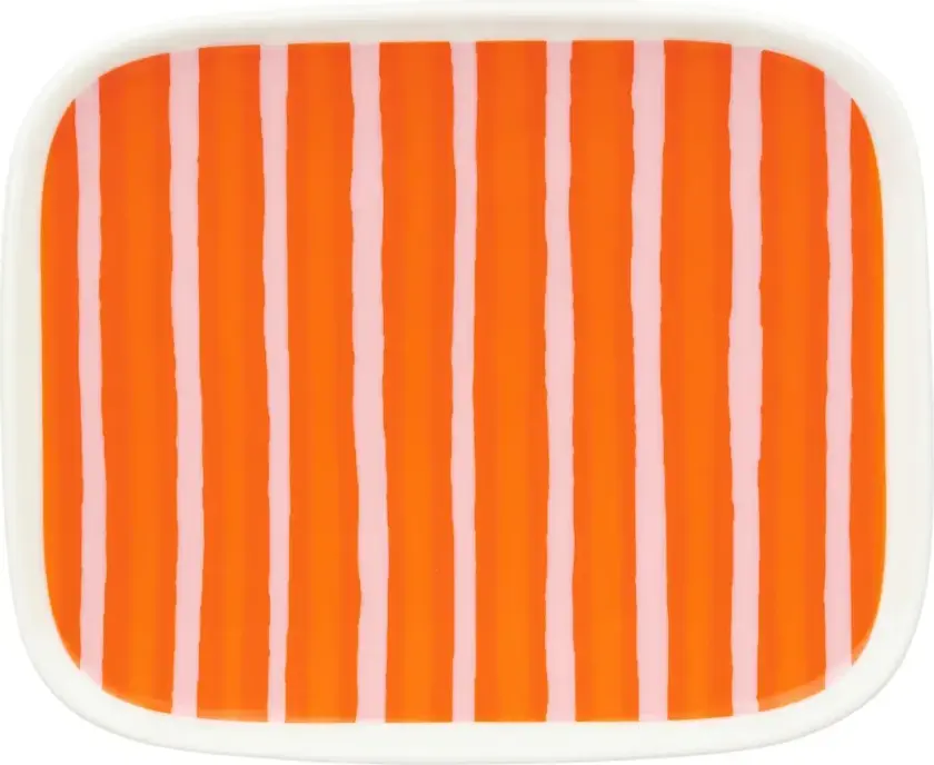 Oiva Piccolo tallerken 12x15 cm Orange-pink