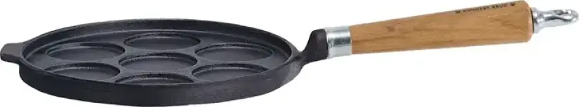 Maestro pannekakepanne 7 pannekaker, Ø25 cm med eikehåndtak