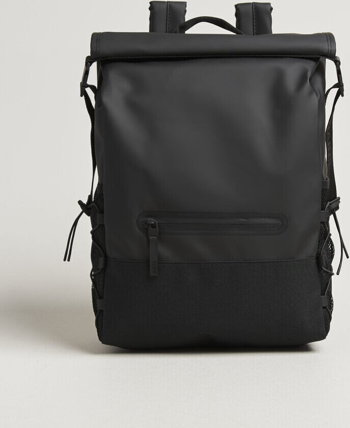RAINS Trail Mountaineer Rolltop Backpack Black
