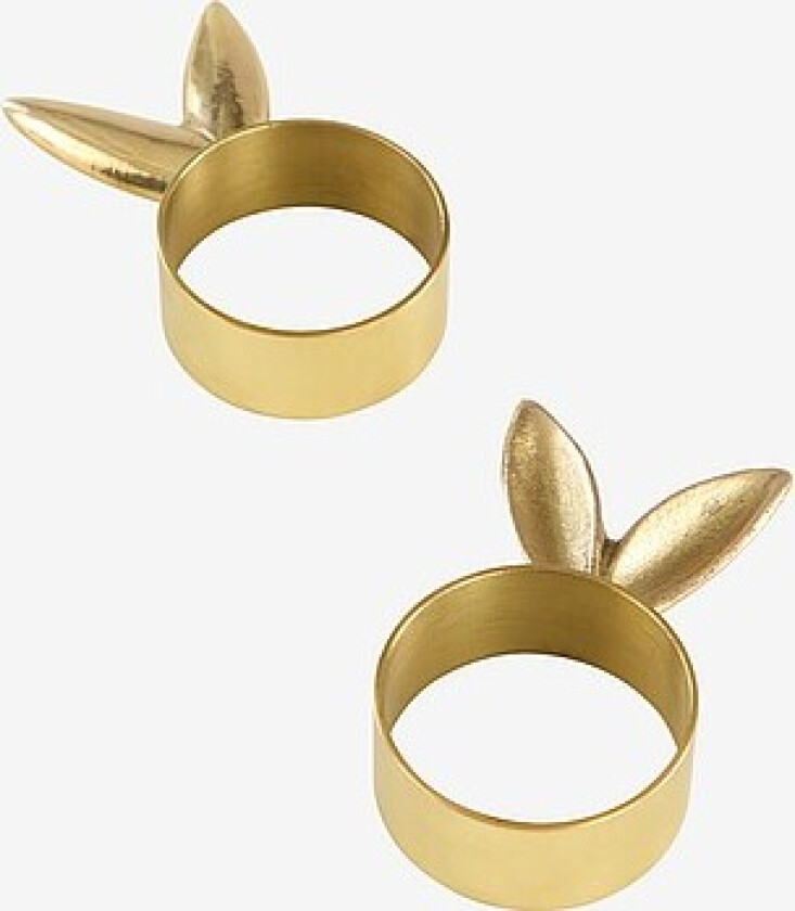 FUNNY BUNNY serviettring med 2-pakk