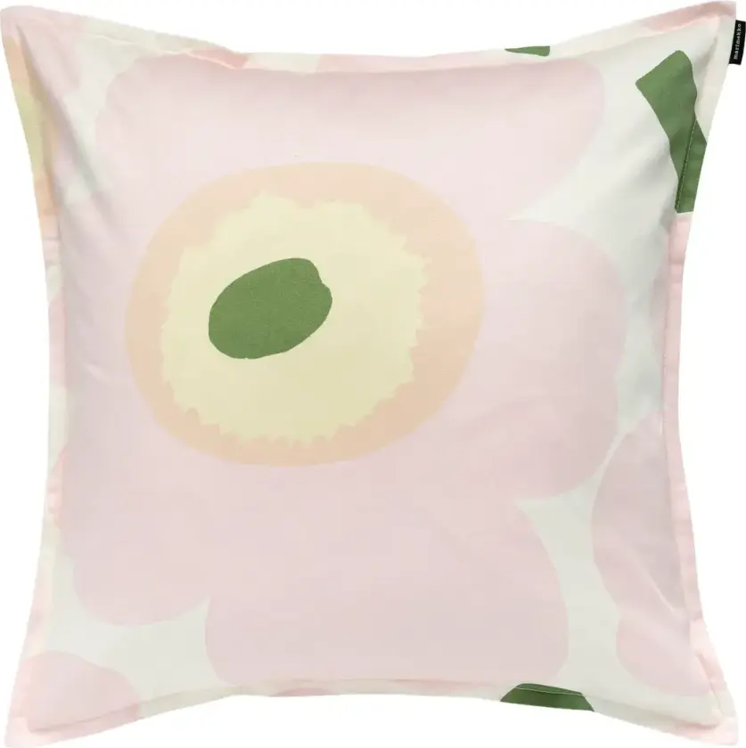 Unikko putetrekk 50x50 cm Grønn