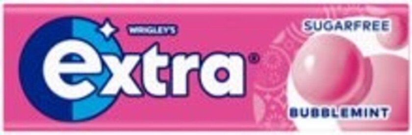 Bubblemint tyggis med smak av Bubblemint