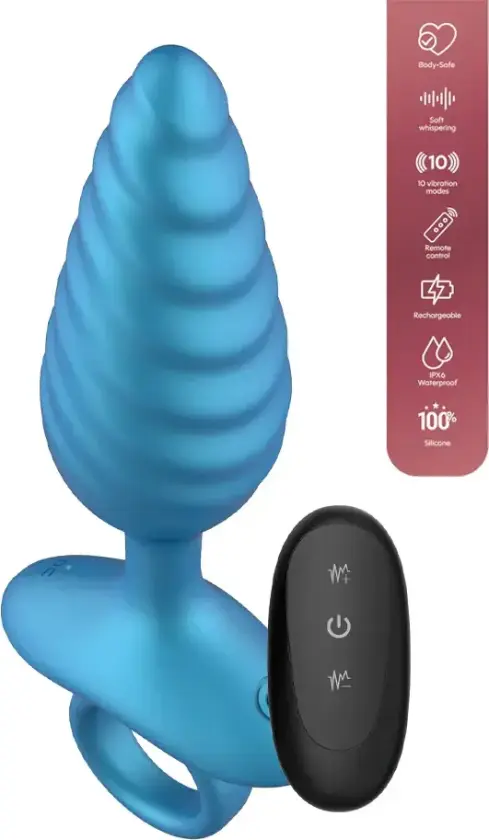 Anal Plug Vibrating + Remote