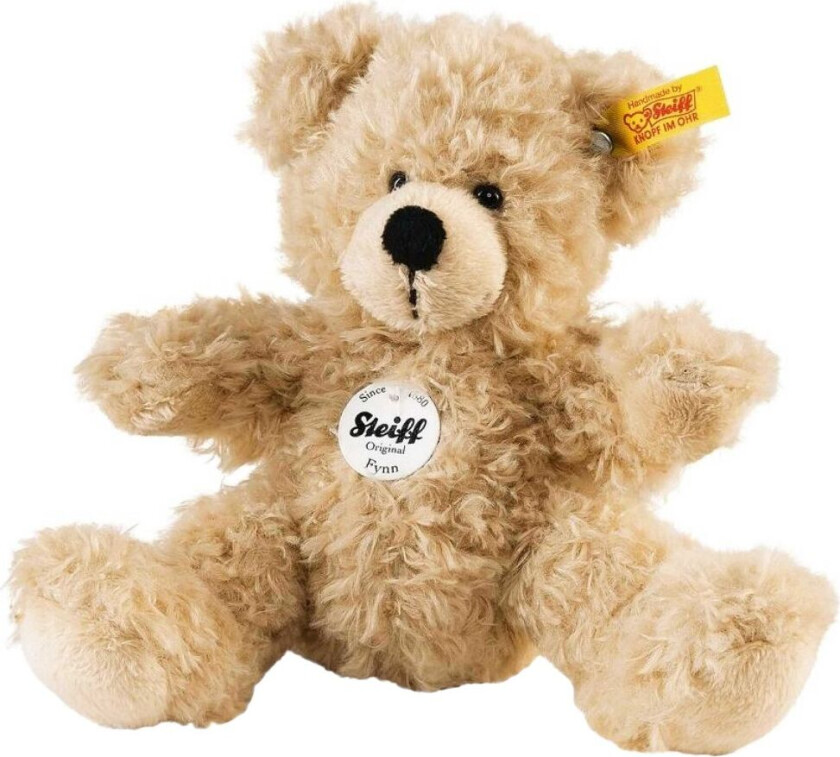 Kosedyr - Fynn Teddy Bear - 18 cm - Beige - - OneSize - Kosedyr