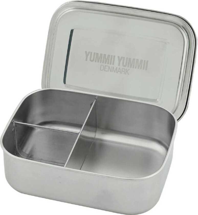 Bento Medium+ - m. 3 Rom - Rustfritt Stål - - OneSize - Matboks