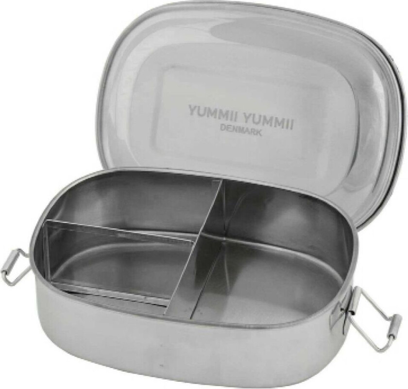 Bento Small - m. 3 Rom - Rustfritt Stål - - OneSize - Matboks