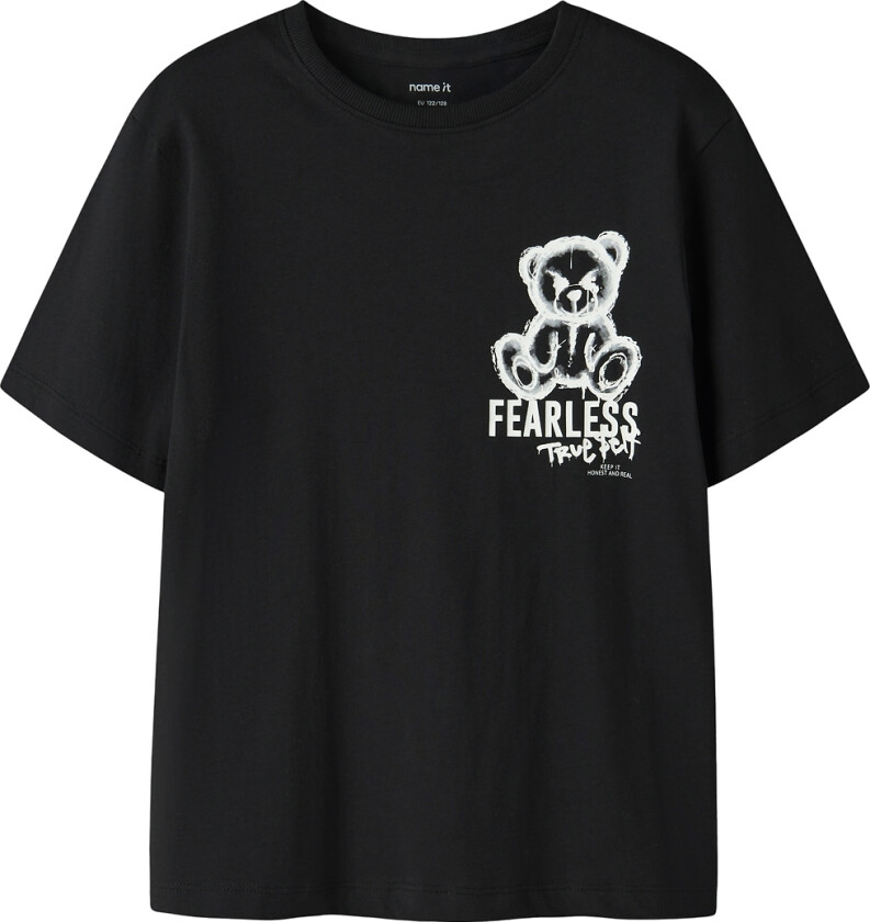 T-skjorte - NkmDipo - Black - - 6 år (116) - T-skjorte