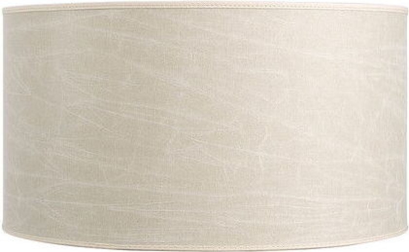Sylinder lampeskjerm leather cream