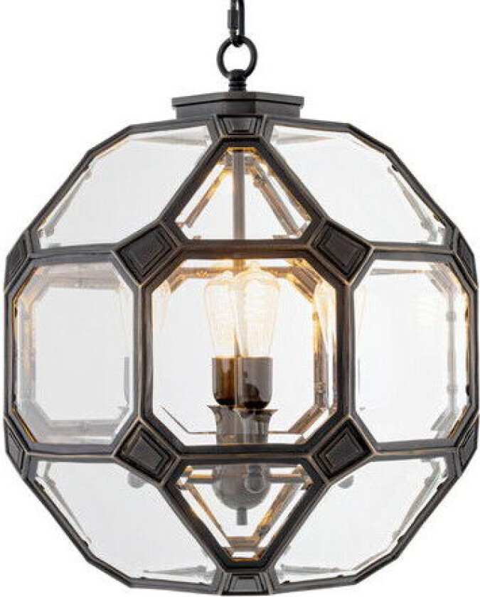 Olympia taklampe bronse