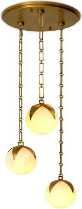 Alesa lysekrone antikk messing