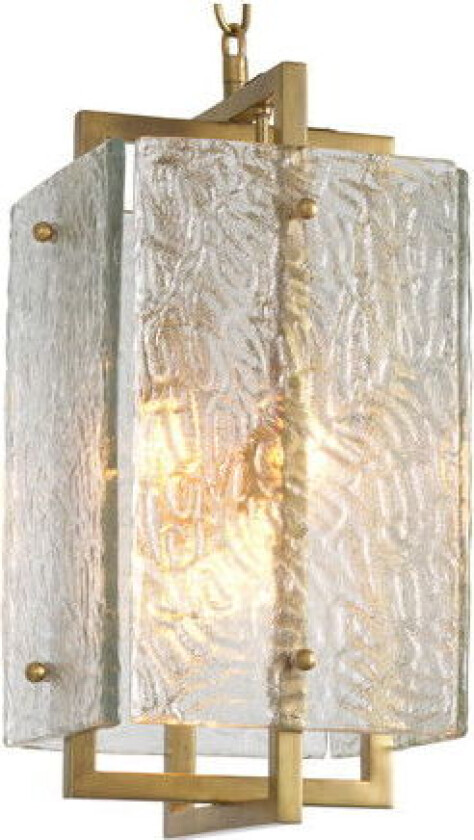 Solara taklampe messing