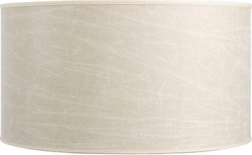 Sylinder lampeskjerm leather cream