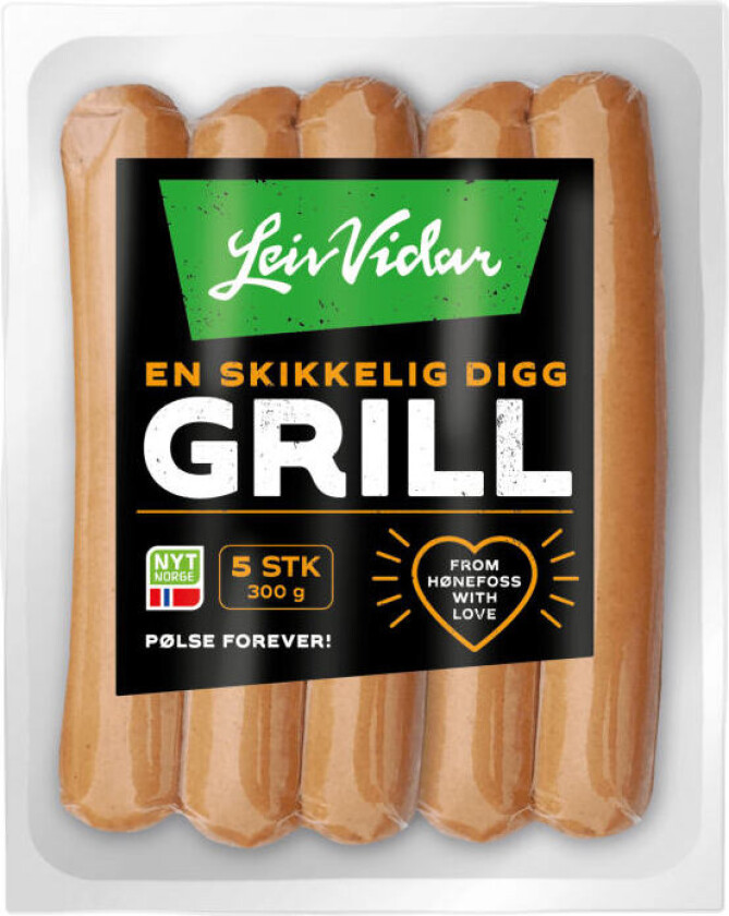 Grillpølser En skikkelig digg grillpølse fra . From Hønefoss with love