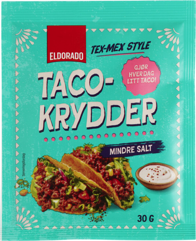 Taco Kryddermix Klassisk tacokrydder med et lavt saltinnhold