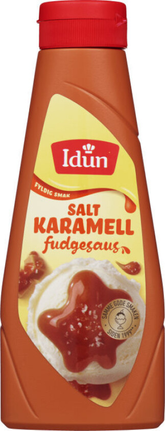 Fudgesaus Salt Karamell fudgesaus er en fløyelsmyk dessertsaus med fyldig smak av gyllen karamell og et hint av salt. Perfekt til alt fra iskrem til kaker!