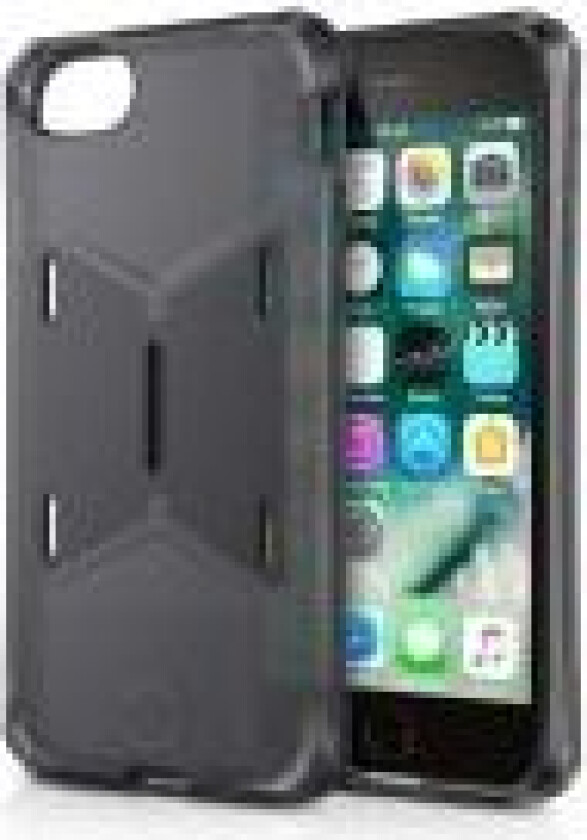 ITSKINS MAGNETA MOUNT cover til iPhone 8 / 7 / 6s / 6® + mobilholder til bilen. Sort