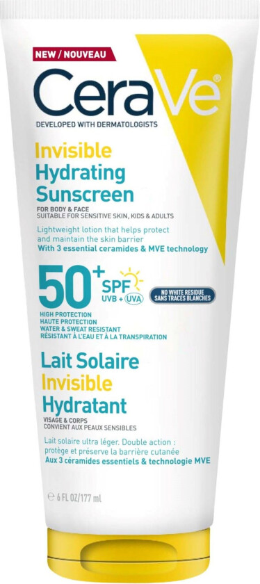 Invisible Hydrating Sunscreen SPF50+