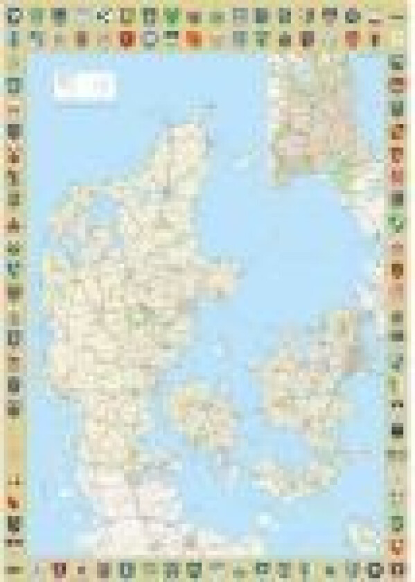 Danmarkskort med kommunevåben
